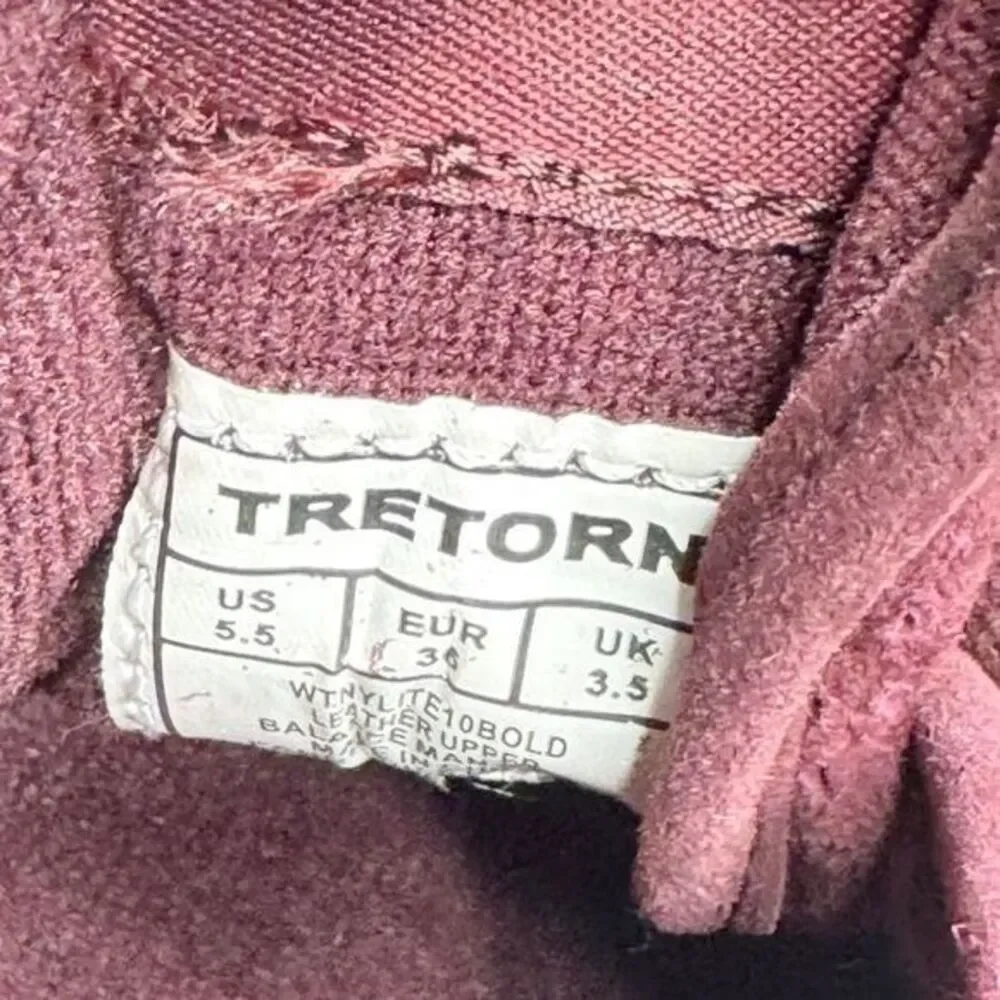 Tretorn Platform Sneakers Suede Burgundy Casual Shoes Women's Size‎ 5.5